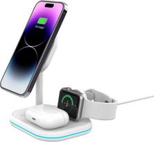 Tech-Protect A27 3in1 Magnetic MagSafe Wireless Charger (THP2055) White