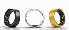 RingConn Gen 2 smart ring, Gold, size 6
