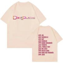 France Rapper Jul 2026 Tour Graphic Unisex 100cotton Shirt 2026 Summer New Unisexs Fashion Y2k Hip Hop Streetwear Tshirt Fan Gift M white