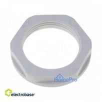 Nut PG11 polyamide 24mm gray -40÷100°C Thread: PG