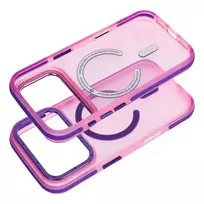 Forcell Case for iPhone `16 Pro Max F-Protect Vivid Premium compatible with MagSafe pink