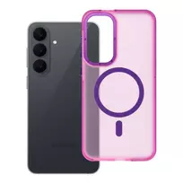 Forcell Case for Samsung S26 FE F-Protect Vivid Premium compatible with MagSafe pink