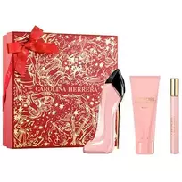 Carolina Herrera Good Girl Blush Gift Set: EDP 80 ml, body lotion 100 ml, and EDP miniature 10 ml