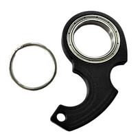 Aluminium Alloy Revolve Fingertip Keyring Anti-Anxiety Light Trendy Fidget Spinner Keychain Portable Creative juoda