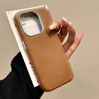 Phone Case For Xiaomi Redmi 14 15 13C 14C 15C 4G 5G Redmi Note 12 13 14 Pro 4G 5G Cute Cartoon Cherry Silicone Shockproof Cover Redmi Note 12 5G brown
