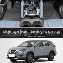 Nissan X-Trail e-POWER Full Coverage Floor Mats TPE Driver's Seat Carpet Mat gray
