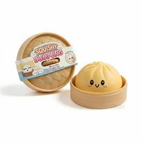 New Glitter Dumpling Glitter Dumpling Squishy With Box Dumplings Sensory Squeeze Toy For Stress Relief beige