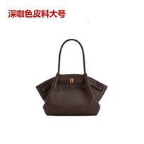 Dumpling bag suede suede surface single shoulder crossbody armpit bag niche design fashionable portable tote bag black