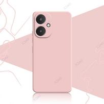 Prabangūs mobiliųjų telefonų dėklai Xiaomi Redmi 13C Redmi13C 6.74  4G 5G 360 Minkšti kvadratiniai skysto silikono galiniai dangteliai Vandeniui atsparūs maišeliai Redmi 13C 5G(not 4G) rožinė