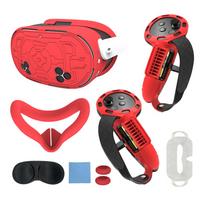 7Pcs VR Accessories Anti-Scratch for Meta Quest 3S VR Protective Accessories Set Controller Grips Cover Lens Cover Joystick Caps