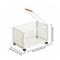 Folding Hand Truck Portable Rolling Cargo Cart Foldable Luggage for white