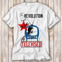 The Revolution Will Not Be Televised Jazz Soul T Shirt Best Seller Funny Movie Gift Music Meme Top Tee 4240 120 gray
