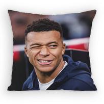 France Football K-Kylian M-Mbappe Pagalvės užvalkalas Apsaugantis nuo dulkių erkučių Pagalvės užvalkalas Nematomas užtrauktukas Šilkinis trumpas pliušas Sofos pagalvėlės užvalkalas Linen 30*30(CM)-1Pcs