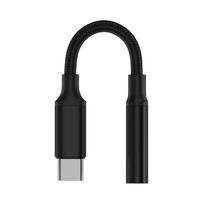 USB Type C į 3,5 mm lizdą ausinių adapteris USB C 3 5 mm garso kabelio keitiklis iPhone 15 16 USB C adapteris juoda
