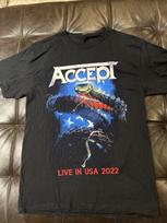 Accept Band Live In USA Tshirt All S to 5XL NZL372 Unisex T-Shirt Graphic Tee XXXL blue