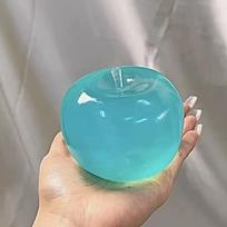 Green Apple Stress Ball Soft Slow Rebound Pinch Decompression Sensory Toy Adult Squeeze Ball Fidget Toy Children'S Birthday Gift mėlyna