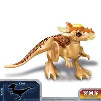 Blokuojami kaladėlės Juros periodo dinozaurai Tyrannosaurus Rex Wyvern Velociraptor Stegosaurus Statybinės kaladėlės Žaislai vaikams Dinozauras