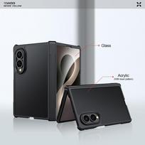 XUNDD Galaxy Z Fold 8 Case Magnetic Ring Stand Clear Cover Hinge Protection Shockproof Airbag Anti Drop PC TPU Phone Cover Galaxy Z Fold 8 gray