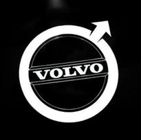 2 vnt. žibintas Volvo V40V60V90XC40XC60XC90S90 projektorius Logotipas automobilio LED pasitikimo žibintas dvasios projekcijos žibintas automobilių reikmenys. FE3 gray
