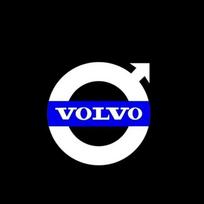 2 vnt. žibintas Volvo V40V60V90XC40XC60XC90S90 projektorius Logotipas automobilio LED pasitikimo žibintas dvasios projekcijos žibintas automobilių reikmenys. FE3 blue