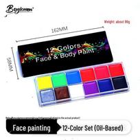 Water-Soluble Body and Face Paint for Makeup and Theater black