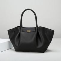 Tote Bag Women'S Bag Fashionable And Simple Wing Bag Large Capacity Tote Bag Women'S High-End Commuting Handbag Small size (with shoulder strap) black