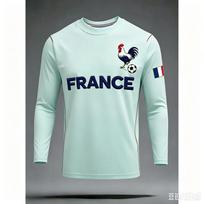 2026 France Gallic Rooster Pattern Printed T-shirt Quick Dry Breathable Long Sleeve Tops Outdoor Sports Football Jersey Unisex 4XL