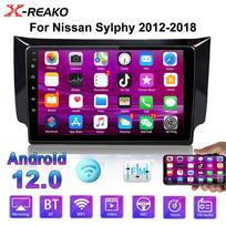10 colių ekranas automobilio radijas NISSAN SYLPHY Sentra 2012 2013 2014 2015-2018 automobiliui Stereo Android Auto Apple Carplay WIFI GPS DSP 1GB+32GB carplay black