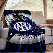 Inter Milan Crest Antklodė Lengva Ideali Lovos Antklodė Puikiai Tinka Kelionėms, Stovyklavimui, Svetainėms, Biurams, Sofoms, Gerbėjui Kalėdinė Dovana 150x180cm