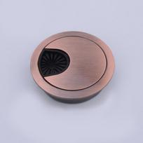 NAIERDI Cinko Lydinio Apvalaus Stalo Vielos Angos Dangteliai Lizdo Anga Kompiuterio PC Stalo Kabelio Prakiurpa Laido Laikiklis 50mm/53mm/60mm/80mm 53mm
