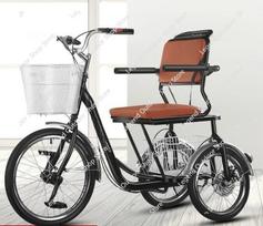 Elderly Tricycle Adult Pedal Three Wheel Bike for Seniors Outdoor Fitness Ride juoda