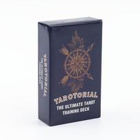 Meaning Tarot Cards 78 Cards Deck English Visions Divination Edition Board Game for Beginners Pocket Size Tarot Learning Deck gray