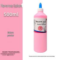 Acrylic Paint Macaron Colors 500ml - Kids' Graffiti, Plaster Doll & Kindergarten Drawing. 500ml vyšnių žiedų rožinė spalva