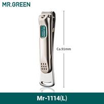MR.GREEN Nagų kirpimo žirklutės Nerūdijančio plieno lenktas ašmenų kirpimo įrankis Pirštų nagų žirklutės Pjaustytuvas Manikiūro įrankiai Trimeris su nagų dildėmis