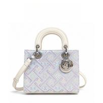womens tote bag, Vintage Jacquard Handbag, Large Ladies Top Handle Bag 21x17x9cm white