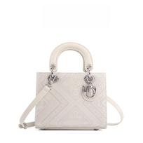 womens tote bag, Vintage Jacquard Handbag, Large Ladies Top Handle Bag 21x17x9cm white