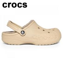 Crocs Baya Lined Winter Fleece Clog Chai Multi 205969 2zm 260