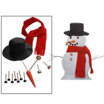 Snowman Scarf Carrot Nose Christmas