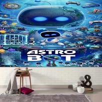 1pc Astro Bot Tapestry, Living Room, Bedroom, Office, Party Decor, Ideal Festive Gift 100cmx150cm