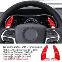 Car Steering Wheel Shift Lever Extension for Jeep Grand Cherokee 2014-2020 Dodge Durango 2014-2023 Dodge Charger 2015-2023 E10 Dodge Durango 14-23