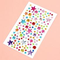 Shiny Glitter Crystal Jewel Stickers Self-Adhesive Rhinestone Decor for Phone Case Nail Art Festival Greeting Card Making A7 white