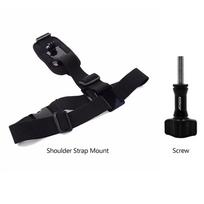 Shoulder Strap Mount for GoPro Hero 13 12 11 10 9 8, Adjustable Single Shoulder Harness First Person POV Mount for Action Caera black