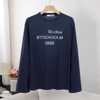 Retro 1996 raidžių spaudos laismi ilgomis rankovėmis moteriški apsaugantys nuo saulės marškinėliai Small white
