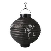 DIY Folding Paper Lanterns With Handle Handmade Hanging Pumpkin Lantern with LED Light Luminous Ghost Festival Lantern Children