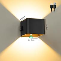 Rechargeable Battery Powered Wall Lamp Motion Sensor LED Night Light Bedroom Corridor Staircase Lighting juoda