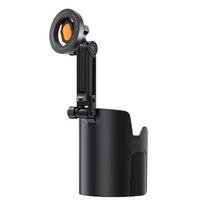 Magnetic Car Cup Holder Phone Mount Foldable Multi Angle Adjustable Cradle Stand for IPhone for Samsung Universal Auto Accessory oranžinė