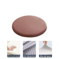 40cm Seat Cushion Memory Foam Breathable Office Chair Pad Anti-Slip Ultra Soft Waist Cushion gray