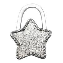 1Pcs Creative Bag Hook Shiny Folding Zinc Alloy Rhinestone Star Table Edge Handbag Hanger