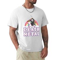 Death Metal Rainbow Grim Reaper Unicorn TShirt Unisex graphic t shirt TShirt L