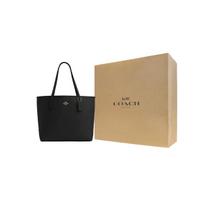 COACH City Leather Tote Bag, Shopping Bag, Shoulder Bag, Handbag Large Women's Black CR111-IMBLK beige